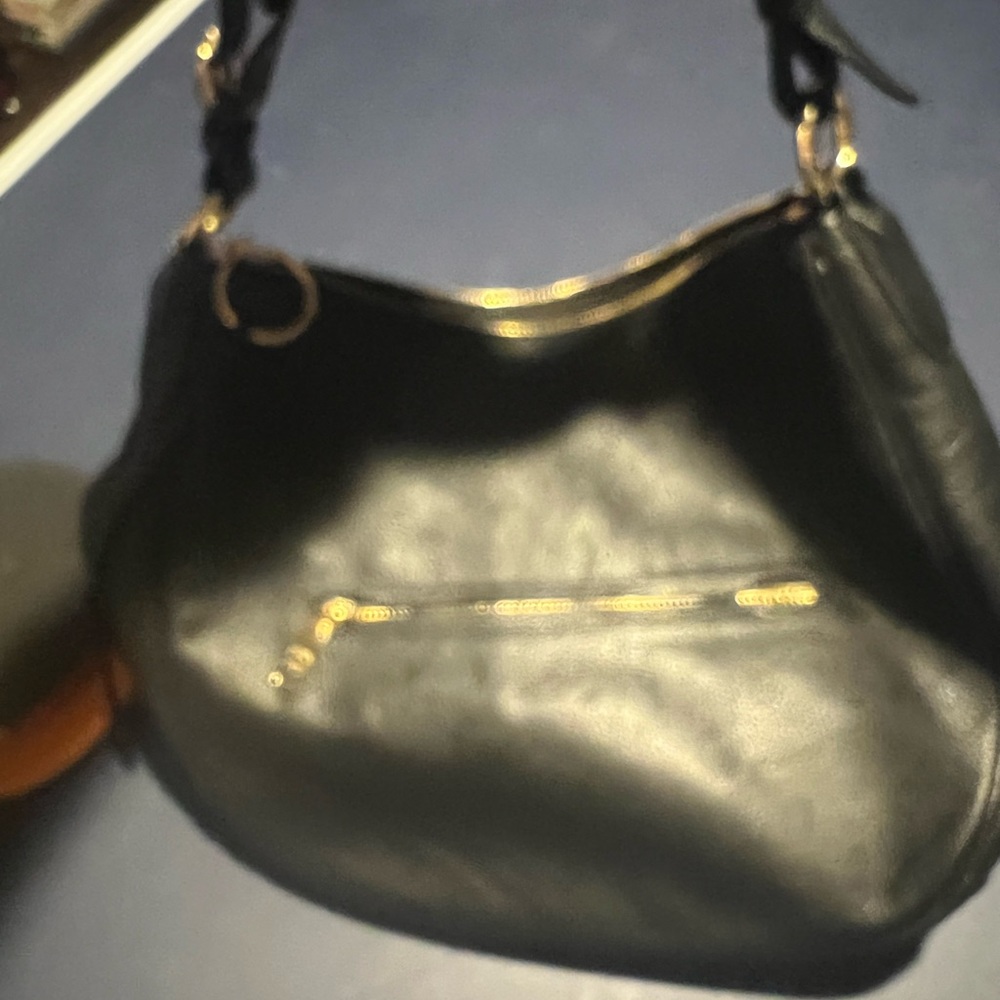 Coach black shoulder bag